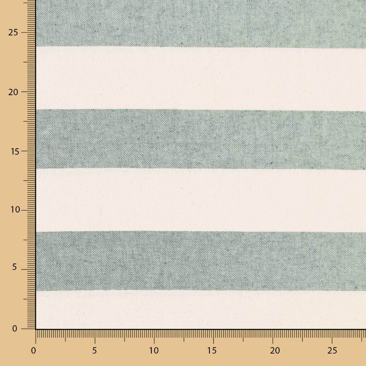 Loneta Listrada Rústica Maxi  Verde Garrafa - Ribes y Casals