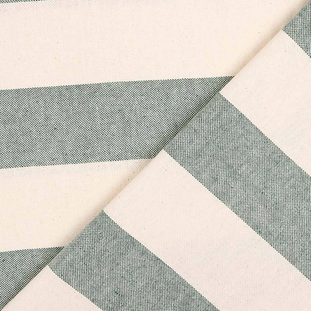 Loneta Listrada Rústica Maxi  Verde Garrafa - Ribes y Casals