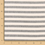 Loneta Listrada Rústica Media  Preta - Ribes y Casals