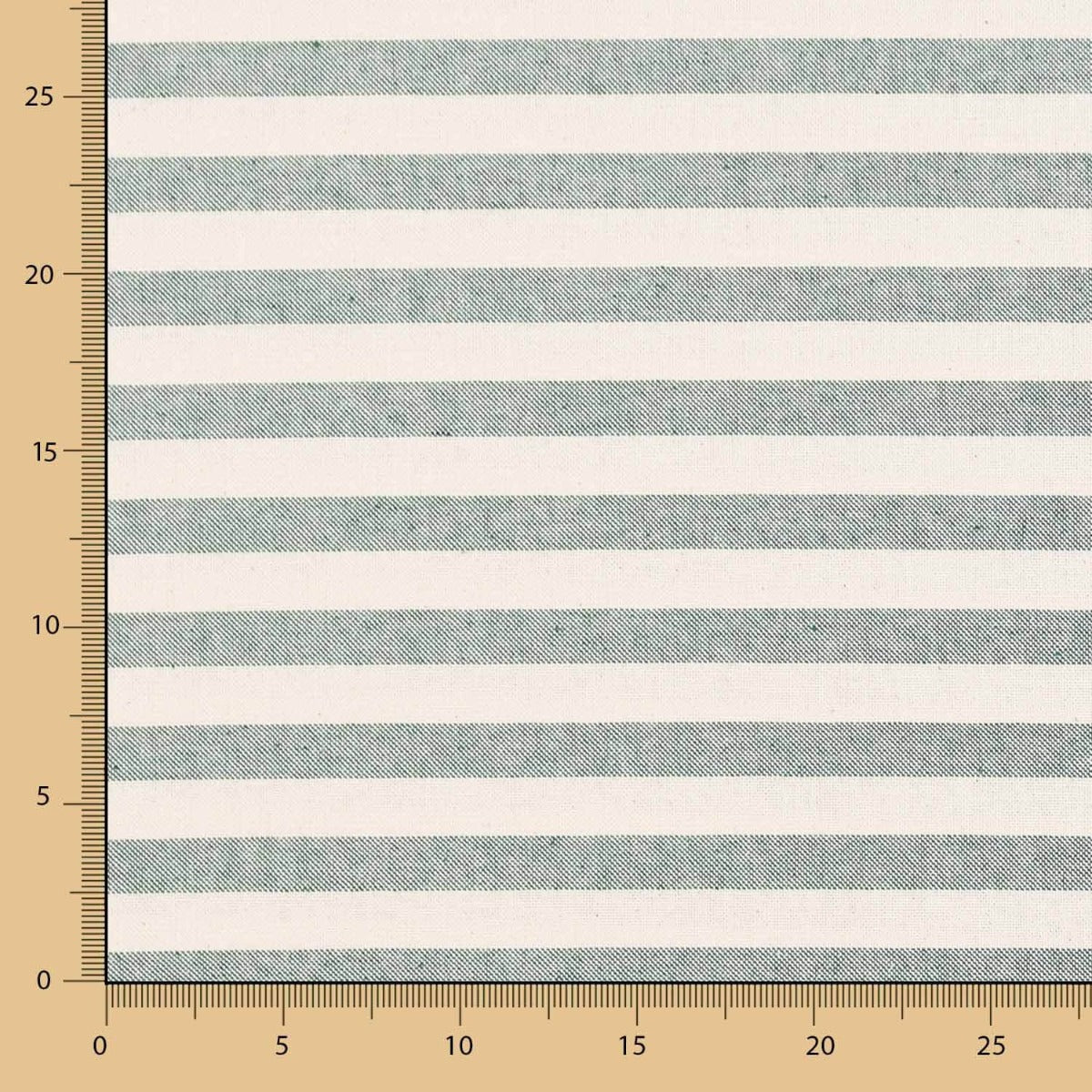 Loneta Listrada Rústica Mini Verde Garrafa - Ribes y Casals