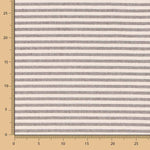 Loneta Listrada Rústica Mini Marrom - Ribes y Casals