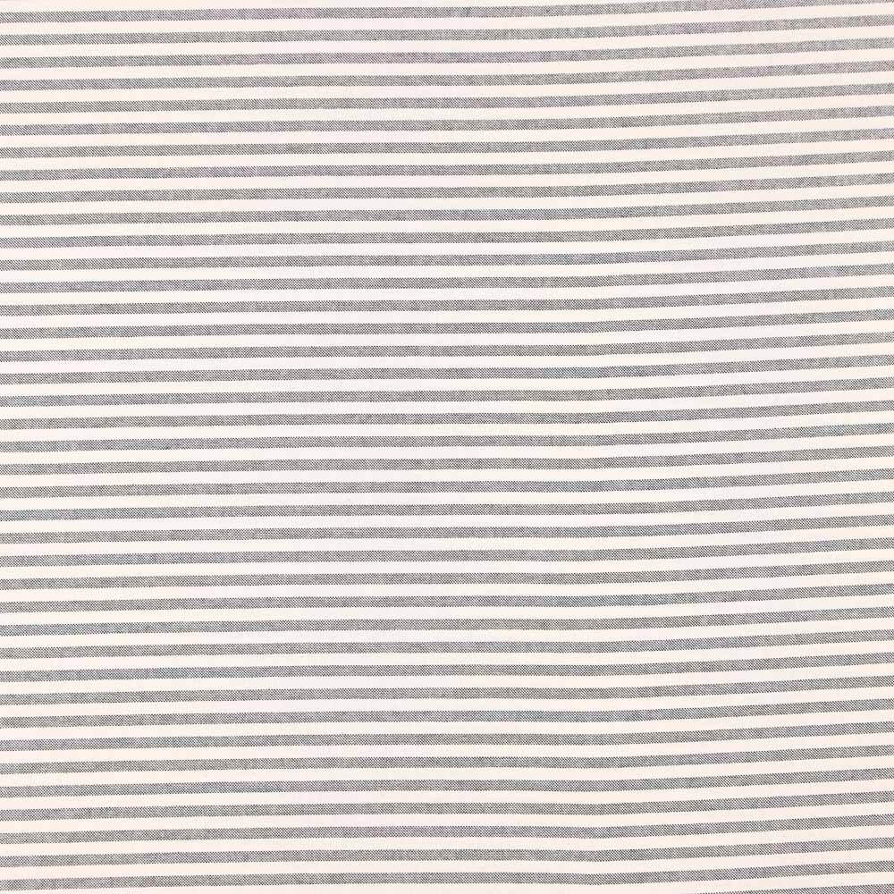 Loneta Listrada Rústica Mini  Preta - Ribes y Casals