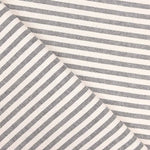 Loneta Listrada Rústica Mini  Preta - Ribes y Casals