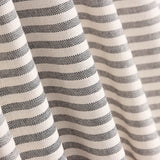 Loneta Listrada Rústica Mini  Preta - Ribes y Casals