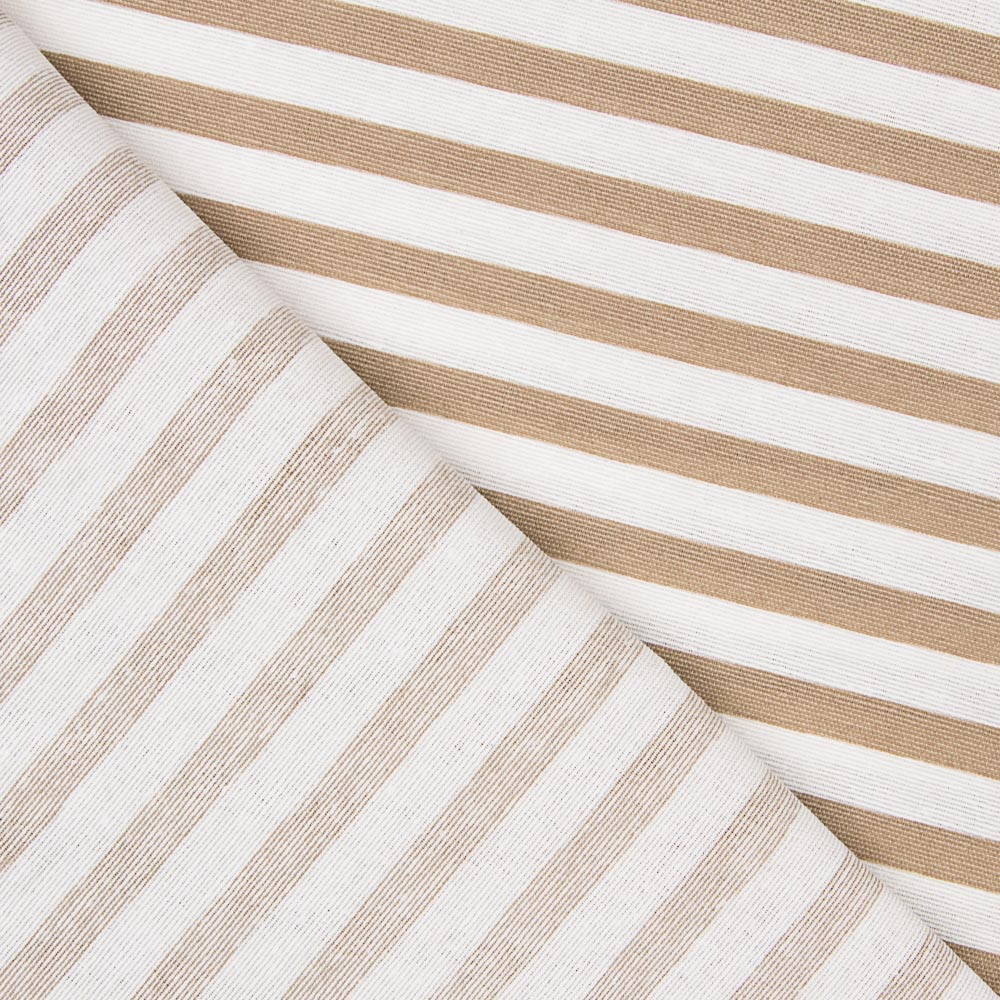 Loneta Rayas 9mm Beige - Ribes y Casals