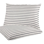 Estofamento Lona Mini Listras ​​Cinza - Ribes y Casals