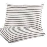 Estofamento Lona Mini Listras ​​Cinza - Ribes y Casals