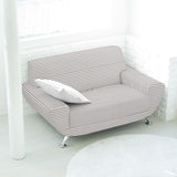 Estofamento Lona Mini Listras ​​Cinza - Ribes y Casals