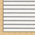 Estofamento Lona Mini Listras ​​Cinza - Ribes y Casals