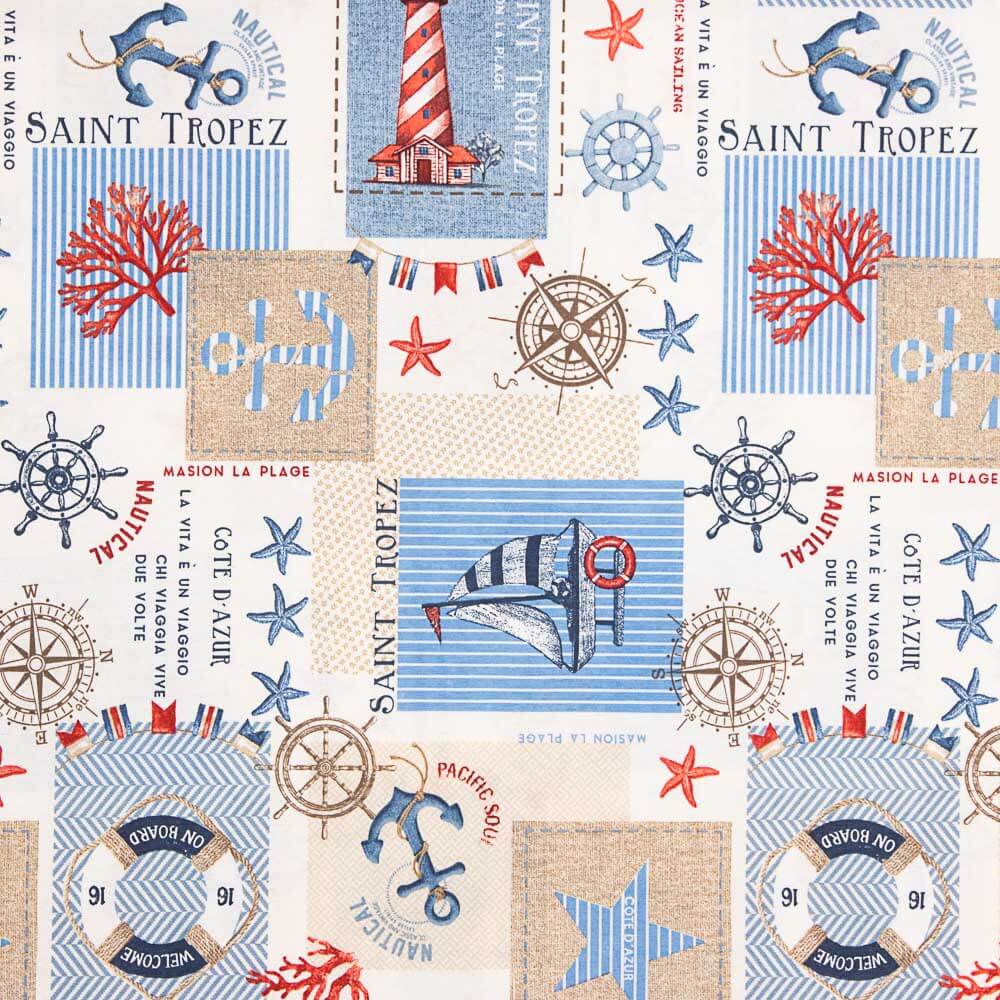 Loneta Estampada Saint Tropez - Ribes y Casals