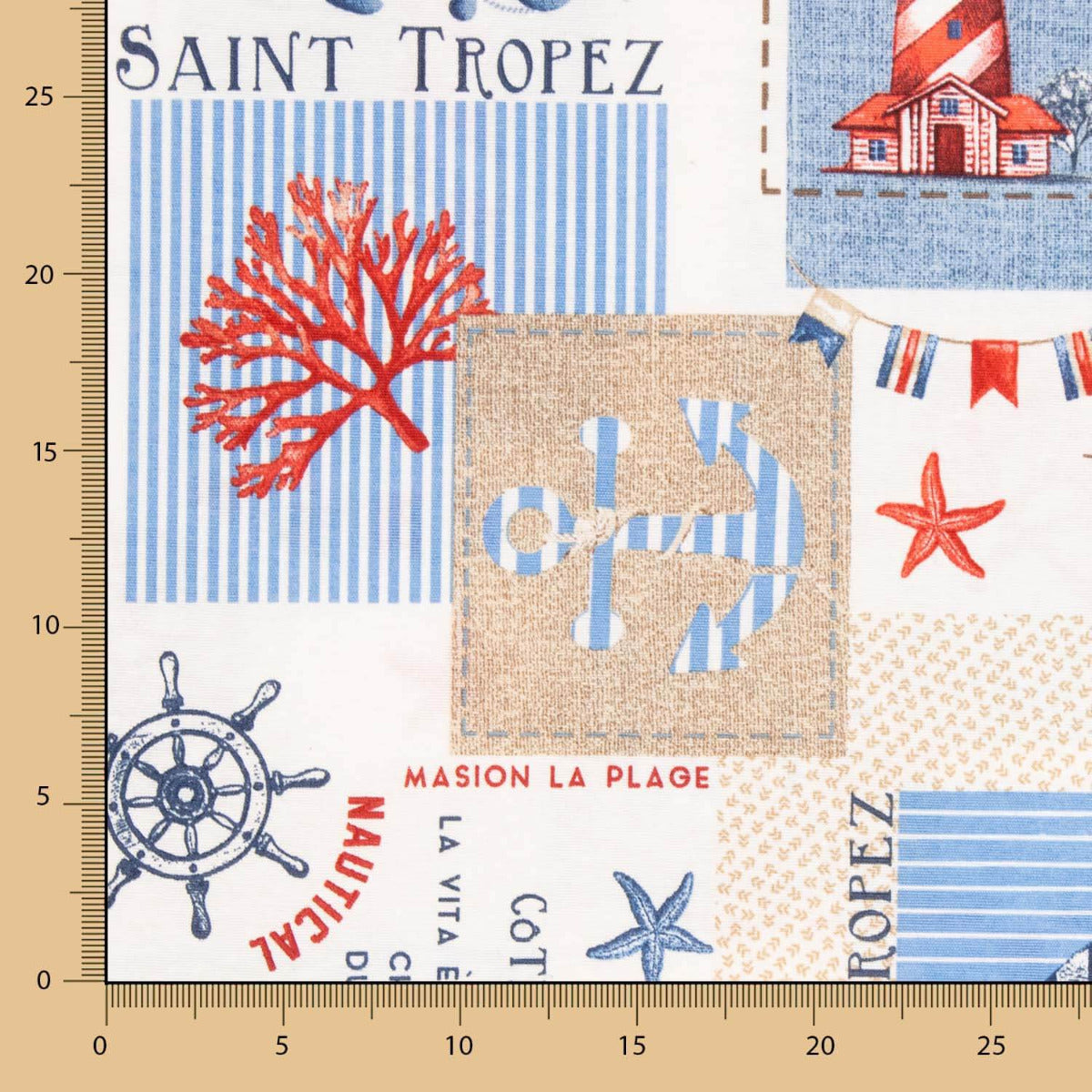 Loneta Estampada Saint Tropez - Ribes y Casals