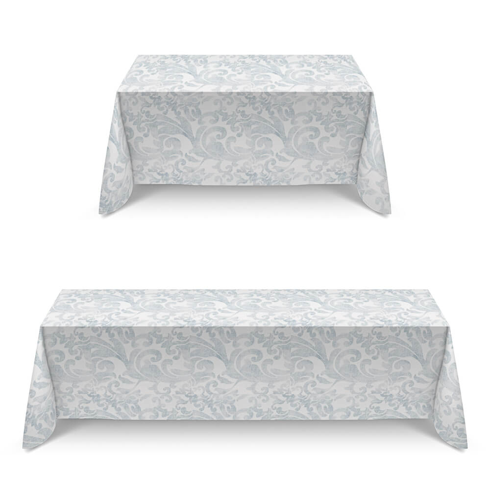 Tela Anti-Manchas Barroco Cinza Claro - Ribes y Casals