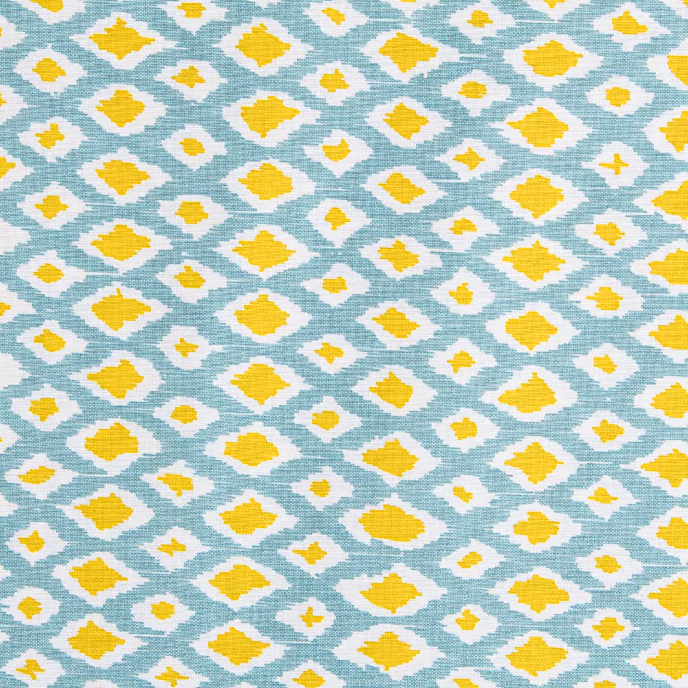 Tecido Étnico Amarelo Losangos - Ribes y Casals