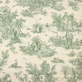 Loneta Toile De Jouy Verde - Ribes y Casals