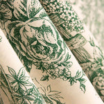 Lona Estampada Jouy Verde - Ribes y Casals
