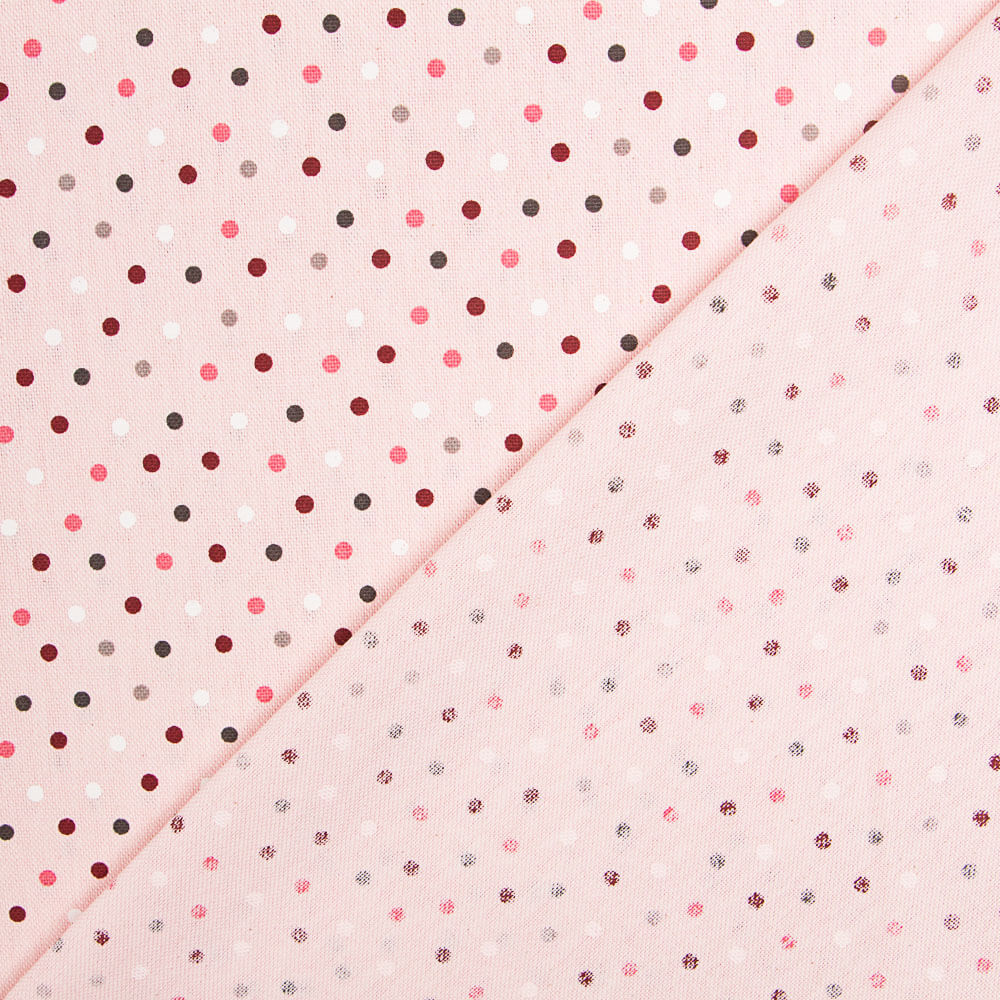 Loneta Bolinhas Rosa - Ribes y Casals