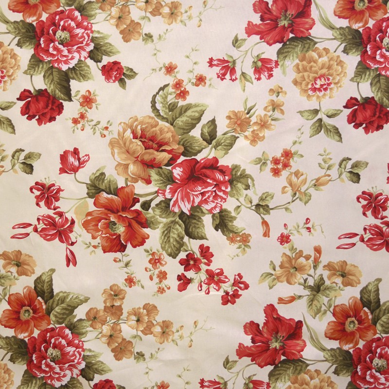 Lonita Estampada Panamá Flor Vermelha - Ribes y Casals