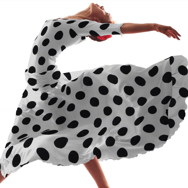 Lunar 70mm Spandex  Blanco Preto - Ribes y Casals