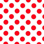 Bola Popeline Goya Branco/Vermelho - Ribes y Casals