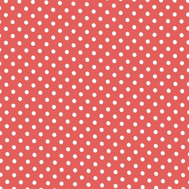 Bolas Spandex 5mm Fundo Coral Bola Branca - Ribes y Casals