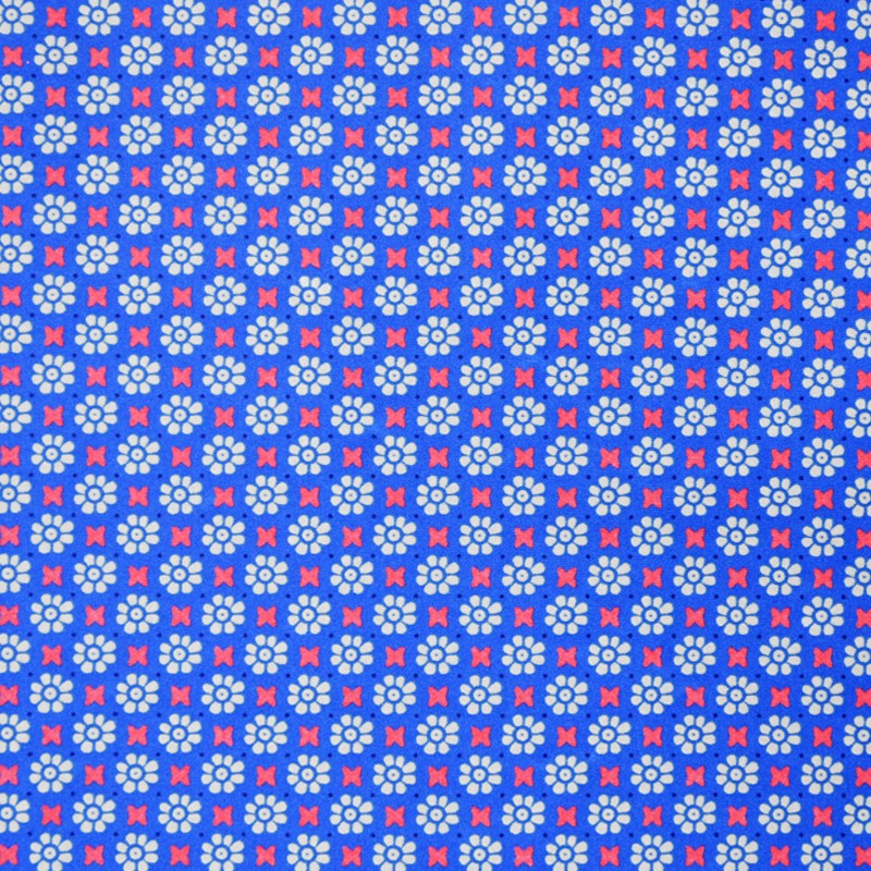 Tele Lycra Estampada Machas Degradé Azul - Ribes y Casals