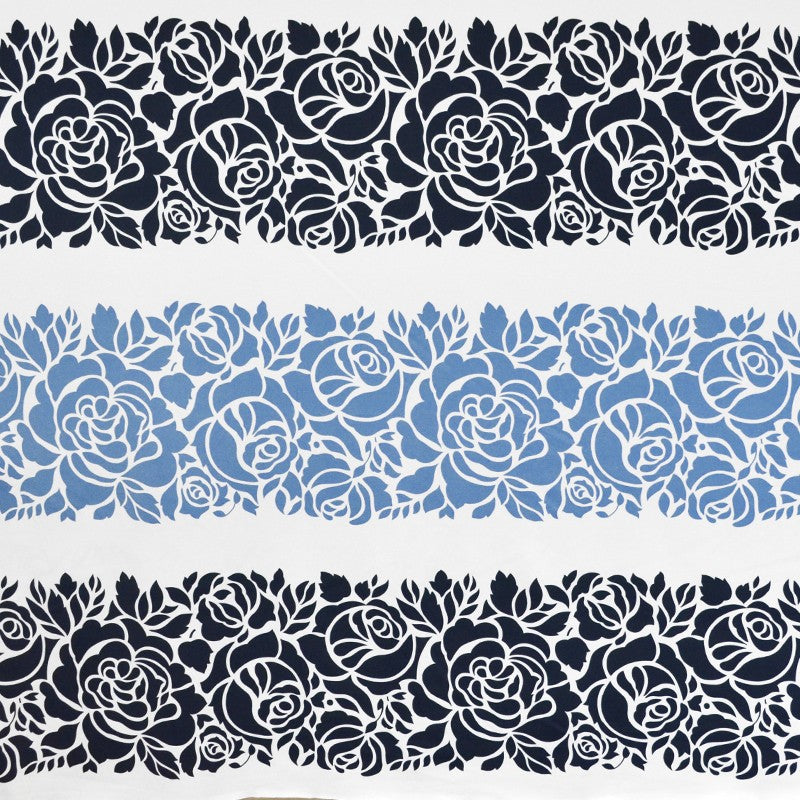 Tele Lycra Estampada Machas Degradé Azul - Ribes y Casals