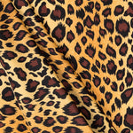 Tecido Lycra Brilhante Leopardo Prata - Ribes y Casals