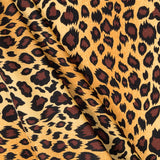 Tecido Lycra Brilhante Leopardo Prata - Ribes y Casals