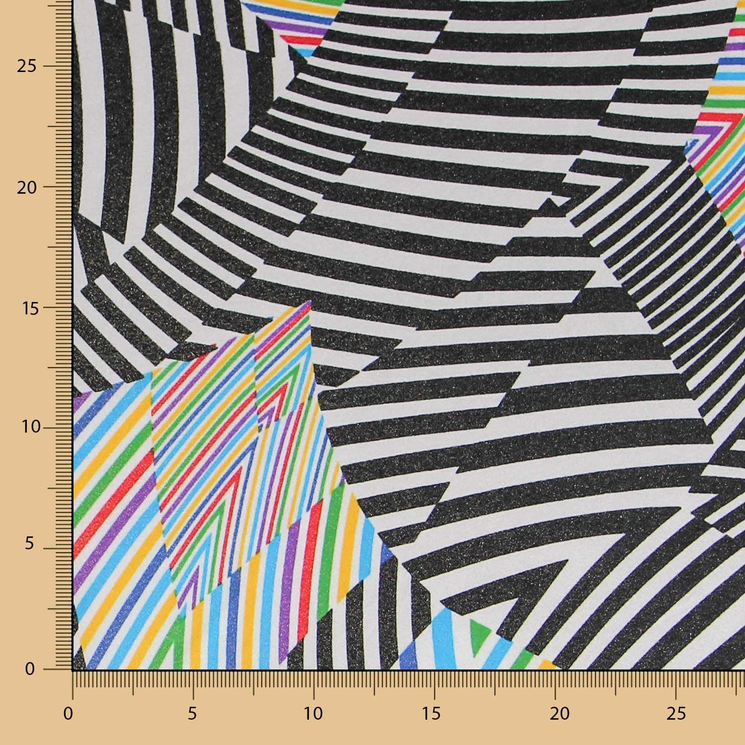 Lycra Estampada Psicodélica Colorida - Ribes y Casals