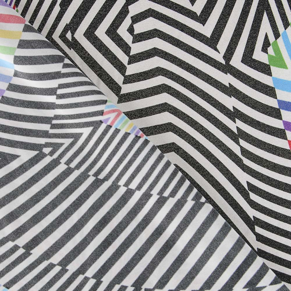 Lycra Estampada Psicodélica Colorida - Ribes y Casals