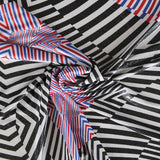 Lycra Estampada Psicodélica Encarnada - Ribes y Casals