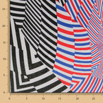 Lycra Estampada Psicodélica Encarnada - Ribes y Casals