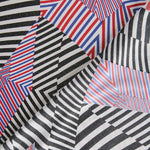 Lycra Estampada Psicodélica Encarnada - Ribes y Casals