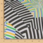 Lycra Estampada Psicodélica Verde - Ribes y Casals