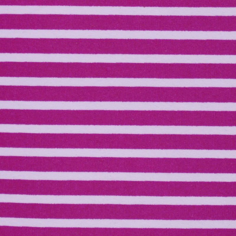 Lycra Estampada Riscas Fúcsia - Ribes y Casals