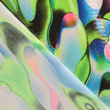 Tecido Lycra Bubbles Água - Ribes y Casals