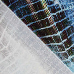 Tecido Lycra Snake Azul - Ribes y Casals