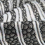 Lycra Aveludada Ondas Prata - Ribes y Casals