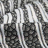 Lycra Aveludada Ondas Prata - Ribes y Casals