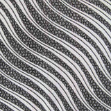 Lycra Aveludada Ondas Prata - Ribes y Casals