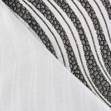 Lycra Aveludada Ondas Prata - Ribes y Casals