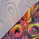 Lycra Holográfica Neón Laranja - Ribes y Casals