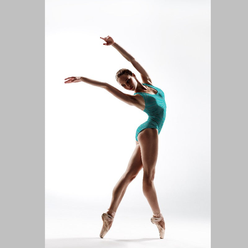 Lycra Hologram Cebra Verde Agua - Ribes y Casals
