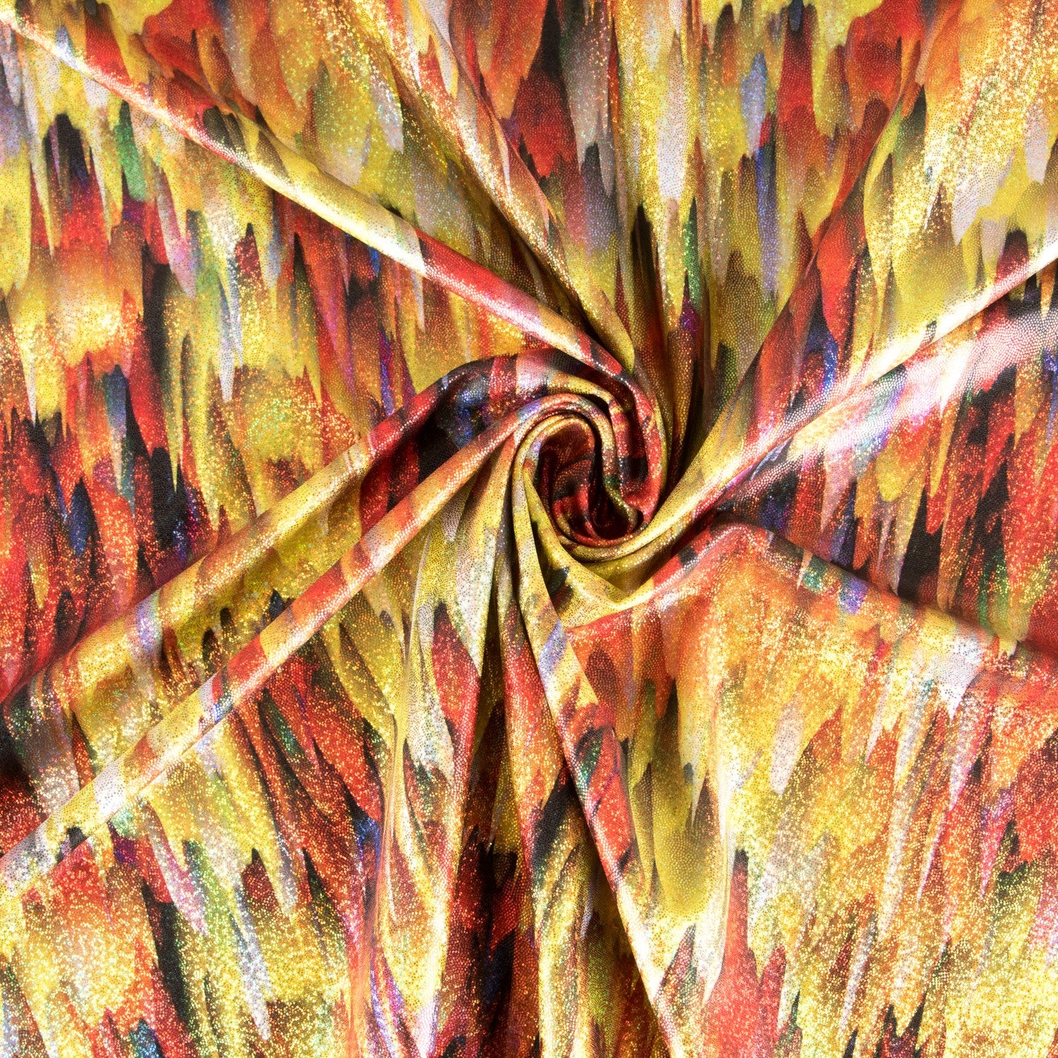 Retal Lycra Holograph Fire 100x150 cm - Ribes y Casals