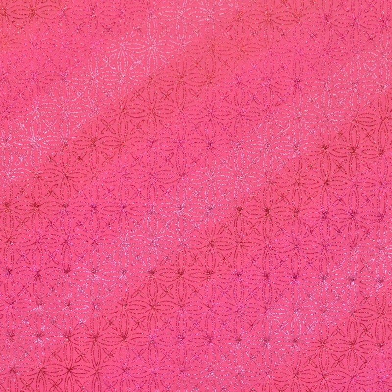 Retal Lycra Purpurina Fucsia 180x150 cm - Ribes y Casals