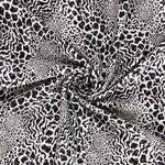 Lycra Lurex Leopardo Branco - Ribes y Casals