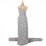 Lycra Lurex Leopardo Branco - Ribes y Casals