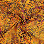 Lycra Lurex Leopardo Laranja - Ribes y Casals