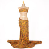 Lycra Lurex Leopardo Laranja - Ribes y Casals