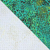 Lycra Lurex Leopardo Verde - Ribes y Casals